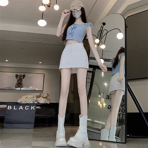 短裙女夏季裙子设计感小众辣妹防走光性感百搭显瘦包臀半身裙图片