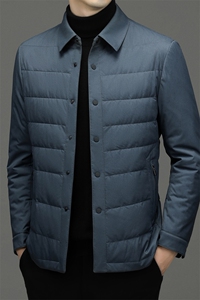 DN22865秋冬新款2023年男士休闲羽绒服加厚保暖夹克外套P300图片