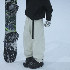 防水加绒内胆滑雪裤卡扣调节XZ604-K129JR-P75控108，男装休闲裤，星座604
