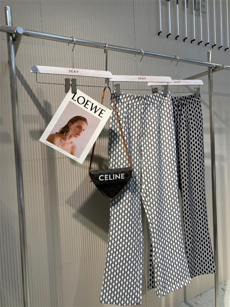 背心+花格喇叭裤～，女装背心吊带，LOVELS