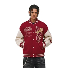 1506/QW9270/P44原创美式潮牌棒球服春秋季情侣宽松百搭夹克上衣，男装夹克，星座1506