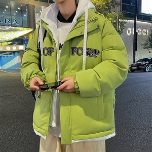2023男冬季新款保暖棉衣假两件宽松加厚大码外套MY6613特P90控138图片