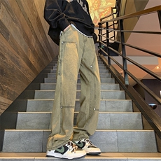 春秋现货伐木工装牛仔裤男宽松直筒GK07-P55-限价68，男装牛仔裤，星座310A-1