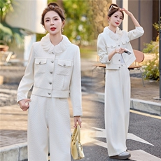 2026春季港风小香风新款淑女气质御姐炸街两件套套装，女装套装/套裙，伊仟回