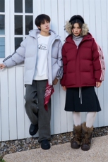 冬季潮流条纹五防立领加绒加厚棉衣情侣撞色棉服外套MY8899-p78，男装棉衣，星座610B-1