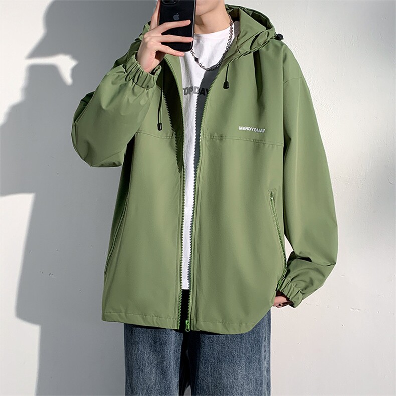 新款秋季夹克男工装青少年户外宽松大码外套情侣冲锋衣JK0727-P53,男装夹克,星座308B-2