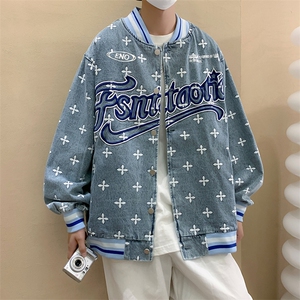 棒球服女春秋宽松小众设计高级感开衫外套潮JK034-75图片