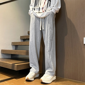 港风高品质休闲裤男裤宽松束脚斜纹大码卫裤MYK24-9763-P40图片