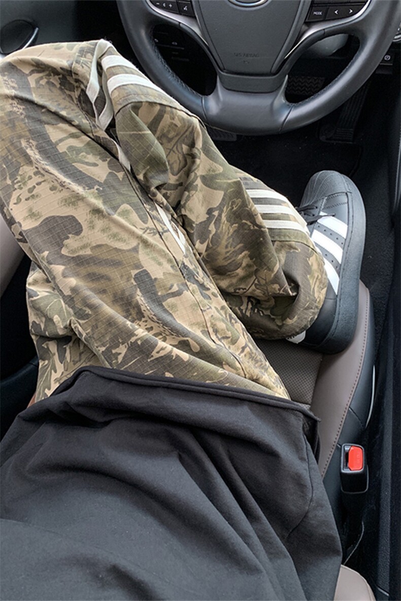 【网图】三条杠迷彩工装裤男美式复古裤子高街直筒CCBN13-特P50,男装工装外套,星座1007（原301D）