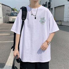 转化7%！数据好2021夏季新款男士短袖T恤百搭半袖体恤衫T2155P28，男装T恤，电商B220