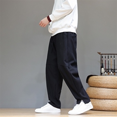 2025秋冬新款风棉麻加绒保暖休闲裤K381加绒P55，男装棉衣，电商A057B