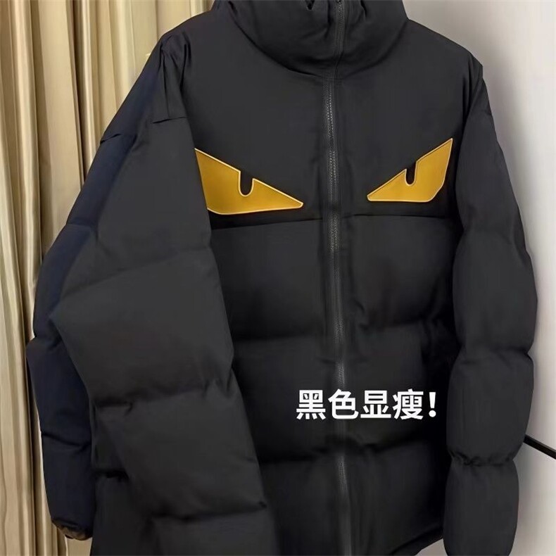 恶魔冬新款加厚保暖拉链棉袄重磅男女潮流宽松面包外套TTM12P65,男装棉衣,星座1013-5