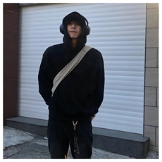 网图重磅65棉450克双排扣连帽卫衣纯色短宽套头外套男RH5311-P48，女装短外套，四季星座610B