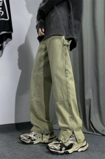 B2212023秋冬美式ins高街小众铆钉工装牛仔裤LK22075-P65控88，男装牛仔裤，电商B221