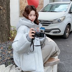 新款时尚连帽羽绒服A2566-P275-K415，女装羽绒服，2C261