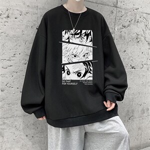 华夫格卫衣圆领卫衣男大码长袖t恤男外套 HW76176-P30加绒款-P40图片