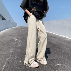 宽松休闲裤男潮流垂感运动裤休闲阔腿裤M259-P32，男装休闲裤，星座1109-3