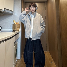 网图水洗立领皮衣外套男女款机车皮夹克外套J2605-特P75，男装皮衣，星座1213