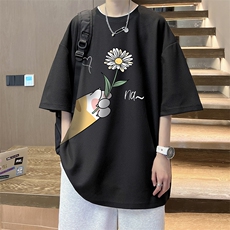 华夫格t恤男短袖男大码五分袖酒店风HT73265-P22，男装T恤，电商A040