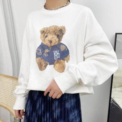 现货well小熊卫衣，女装卫衣/绒衫，maiku