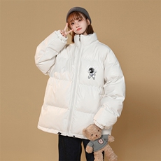 2025冬季新款PU皮加厚大码宽松棉服中性棉衣XZ102A-4-539-P115，男装棉衣，星座211-2