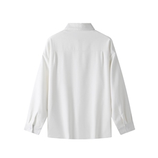 港风日系凉感中式翻领长袖冰丝衬衫男XZ213-CS8807-P45控58，男装衬衫，星座213