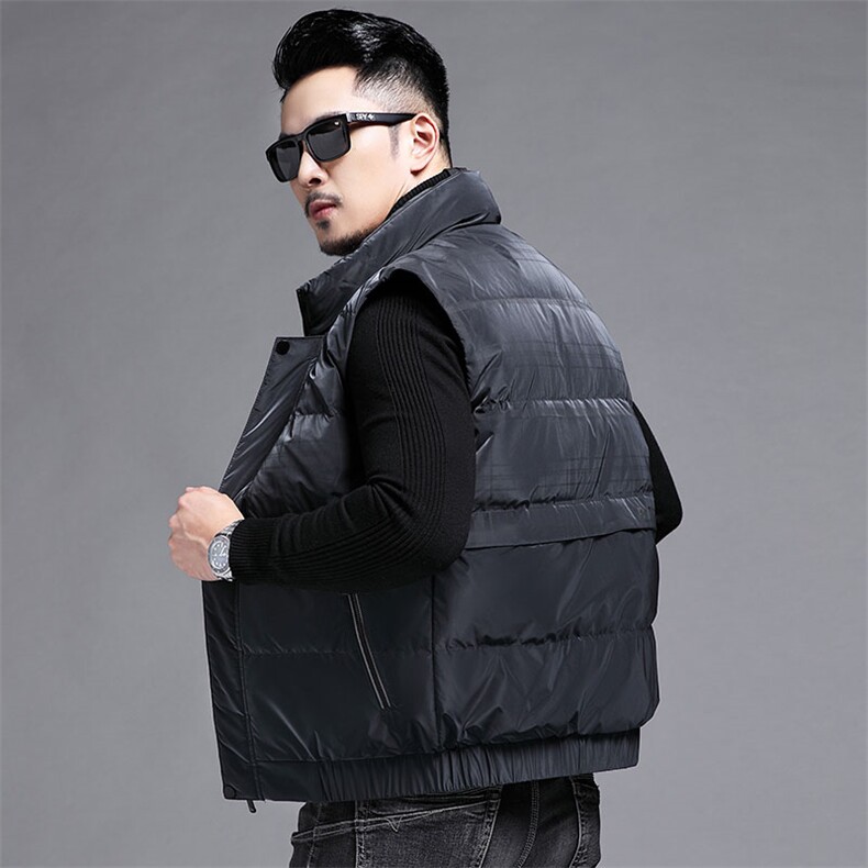 B2119钱塘2020-3冬季新款男士羽绒服马甲90绒保暖主推P155,男装羽绒服,钱塘207-3