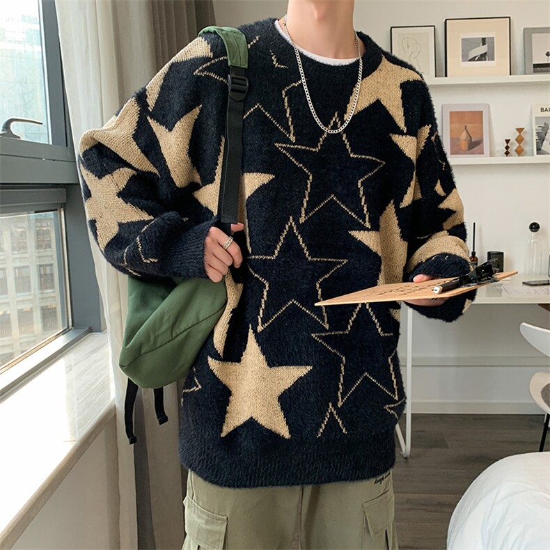 秋冬打底新款休闲男女韩版休闲毛衣情侣打底衫网红款MY,男装针织衫/毛衣,电商D321A