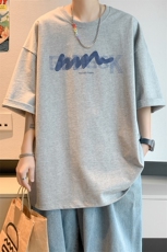 已注册/夏季内景新款宽松短袖T恤男潮个性大码打底衫DT00600/P25，男装T恤，电商B316
