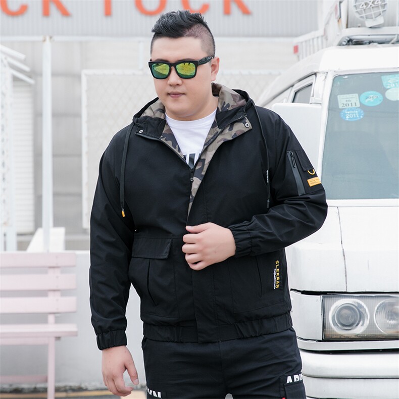 L-9XL男加肥加大码连帽夹克2021春秋迷彩工装外套5032-1_8811P75,男装夹克,星座1516-1