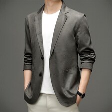 BEA10225钱塘2020-2新款春秋款中年男士休闲百塔简约西服P190，男装西服，钱塘207-2