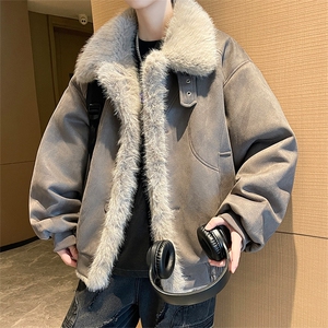 主推冬季新款宽松/座山雕加厚外套潮加厚棉衣XZ102B-1M803-P125图片