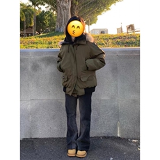 女风美式复古大毛领工装棉衣ZM0118-P110，男装棉衣，星座313A(原308A-2)