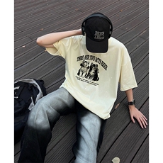 量大优供抖音视频支持得物配合二开美式满天星亮片短袖T恤MTX331，男装T恤，电商A486