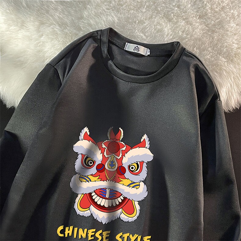 T4195-P25加绒款-P35简约帅气百搭长袖t恤男大码胖子卫衣,男装卫衣,电商A040
