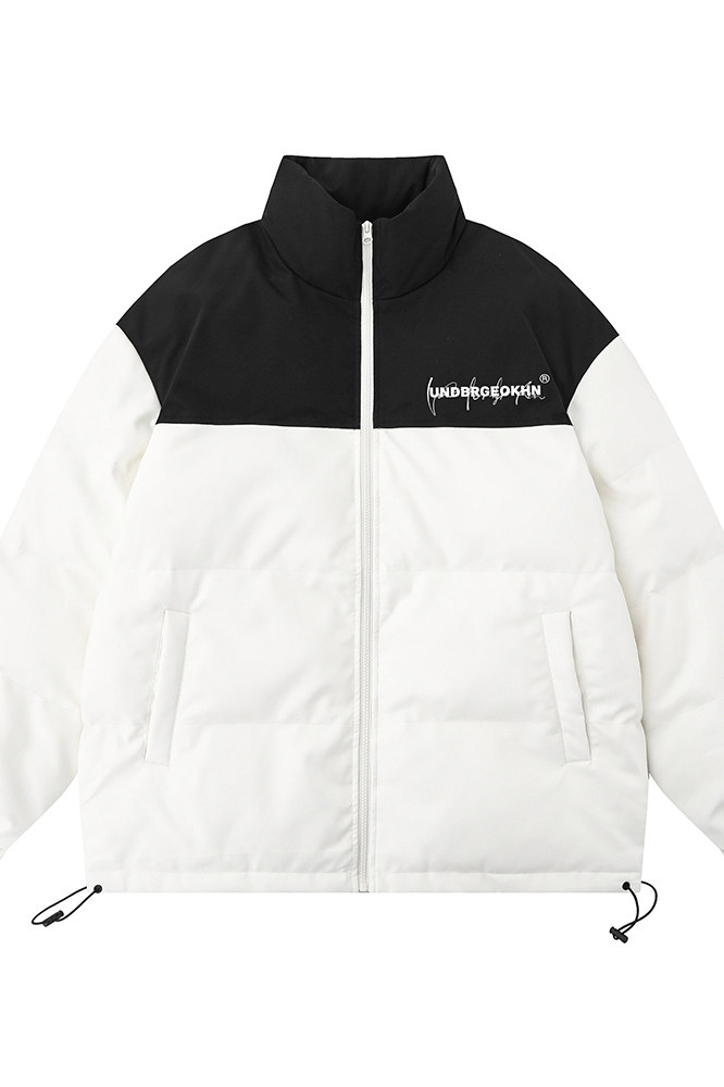白底新款冬季时尚百搭潮流加厚PU皮棉服外套MY6406P125控168,男装棉衣,电商A268-1