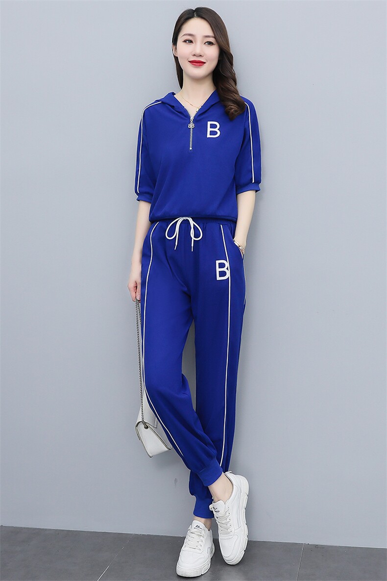 现货！！！2022年夏装新款时尚休闲两件套套装,女装套装/套裙,奕薇雅
