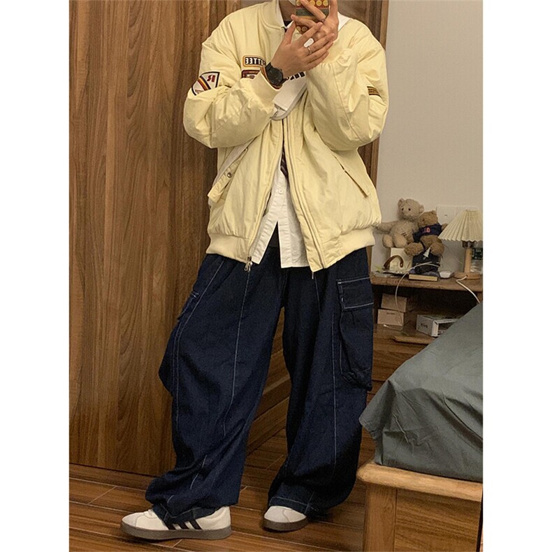 美式潮流棒球服飞行员夹克休闲工装外套JK7352特P50,男装夹克,星座908-1