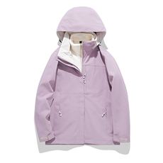 春秋冬三合一冲锋衣保暖连帽外套男女款防风防水户外服SZ618-P140，男装夹克，星座1105-3