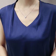 2020年夏季无袖套头圆领纯色中长款宽松褶皱两件套，女装套装/套裙，贵人树