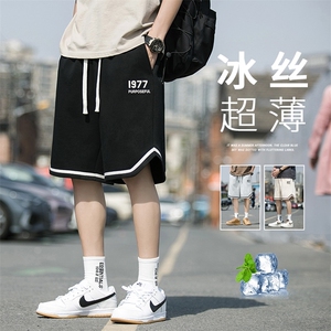 DK6967P35街景 华棉短裤篮球大码宽松户外时尚休闲夏季短裤男图片