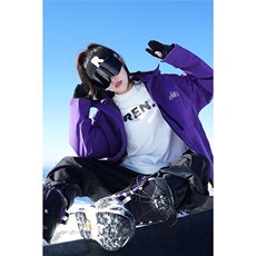 加厚双板防水防风保暖滑雪服男中性风加棉加厚外套M77-P160控248，男装棉衣，电商A001