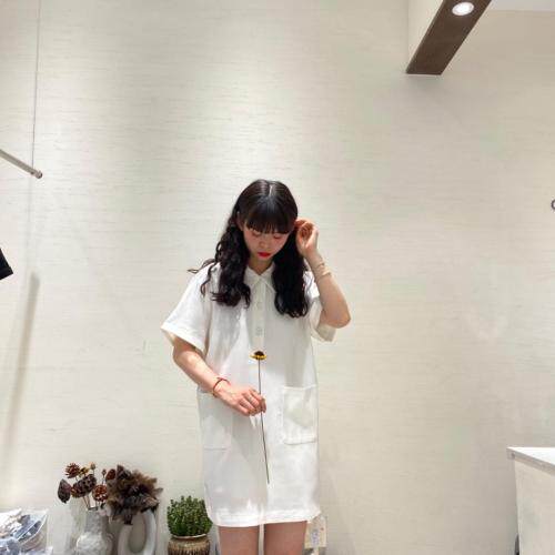 【现货】8955韩版小翻领连衣裙，女装连衣裙，淳·清雅秀