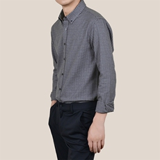 DN43058男士秋季新款长袖纯棉磨毛衬衣青年修身尖领衬衫休闲，男装衬衫，电商B360
