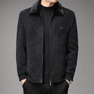 QLMXN2226秋冬新款2022年男士休闲服加厚保暖休闲夹克外套P153图片
