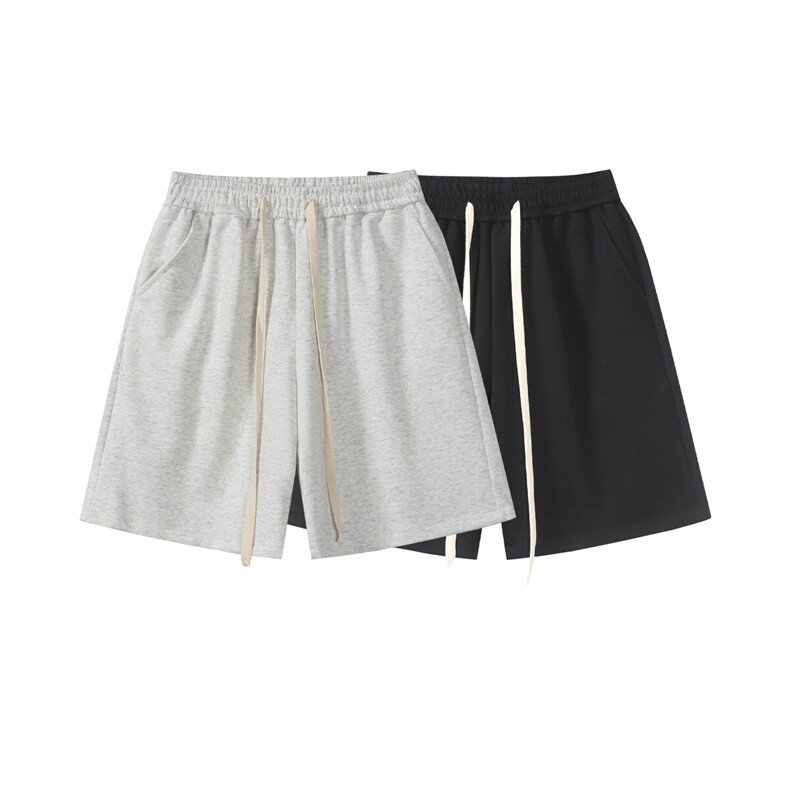 得物二开400G重磅纯色华棉宽松直筒短裤五分裤DK311-P35，男装牛仔裤，星座201-4