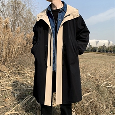 4W件长年大货冲锋风衣男中长款大衣男F996薄P95加棉P115外景D，男装风衣，星座401