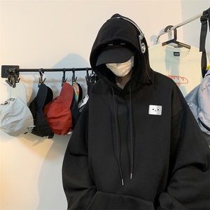 ！连帽圆领卫衣男装港风帽衫男 LM117-P35图片