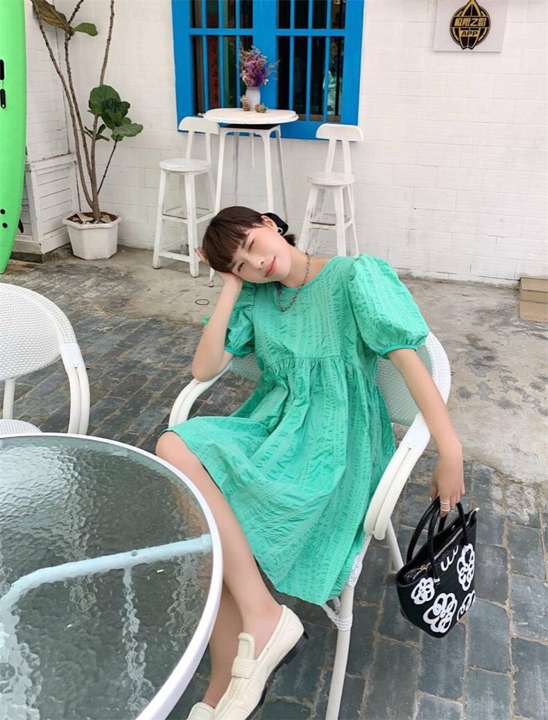 夏季新品韩版连衣裙,女装连衣裙,ANRUILA
