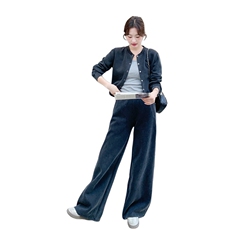 【新款】老钱风高品质运动套装088-9837P195K318，女装套装/套裙，2C088